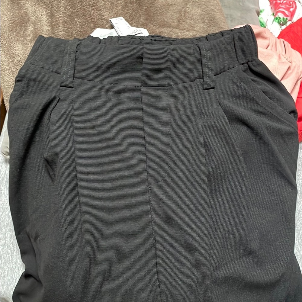 HALARA Black Wide Leg Pants